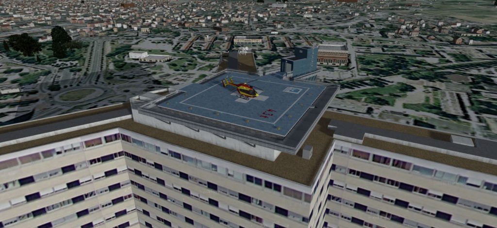 HBOR - CHU de Bordeaux Pellegrin - le Tripode - FSX P3D XP 2 Le tripode